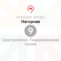 метро Нагорная