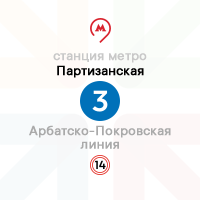 метро Партизанская